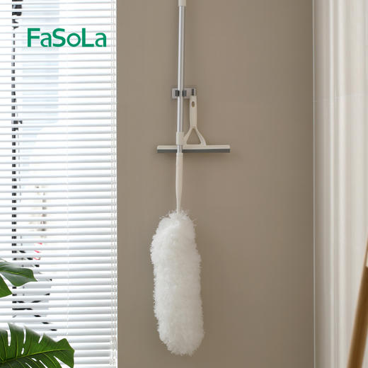 FaSoLa清洁套装伸缩铝杆除尘掸玻璃刮头通用杆 商品图7