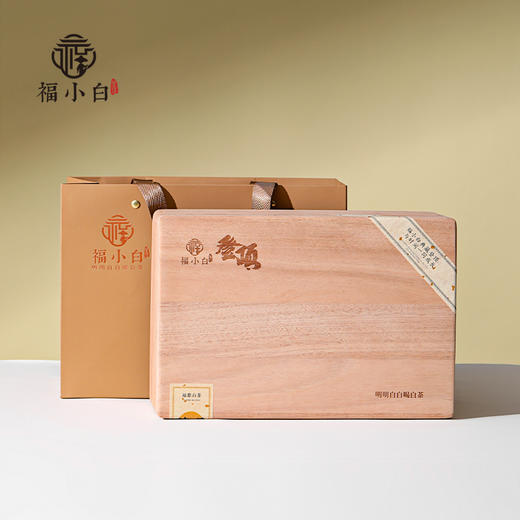 福小白 登顶福鼎白茶2023头采白毫银针380g 商品图0