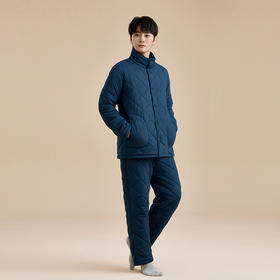 康妮雅男式长袖长裤开襟套装