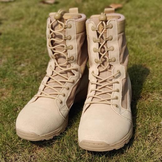 夏季君洛克飞鱼超轻作战靴透气男士女战术靴高帮轻便沙漠靴D15008 商品图10