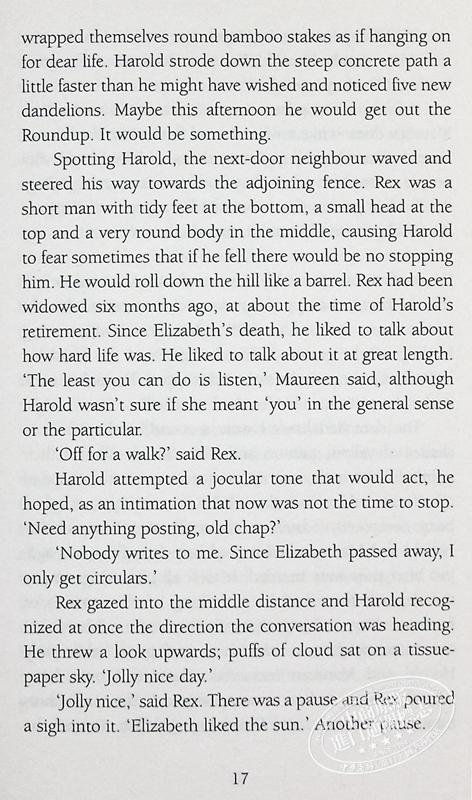 一个人的朝圣 英文原版小说 英文版 英文原版书 The Unlikely Pilgrimage Of Harold Fry 乔伊斯 蕾秋 畅销小说 正版图书 商品图6