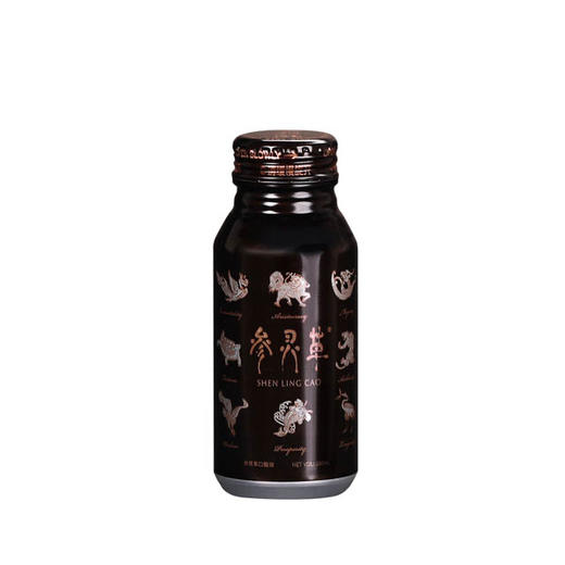 江中参灵草西洋参灵芝蝙蝠蛾拟青霉口服液200ml*10瓶装冬虫夏草 商品图4