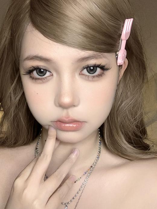 kikicon日抛 小橘光 棕灰 14.2mm 日抛无售后！非离子 商品图1