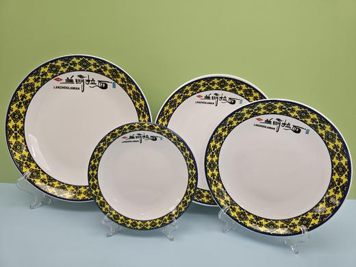 尊贵黄兰州拉面密胺仿瓷餐具10个起包邮发货包破损 勺子40个起包邮包破损 商品图1