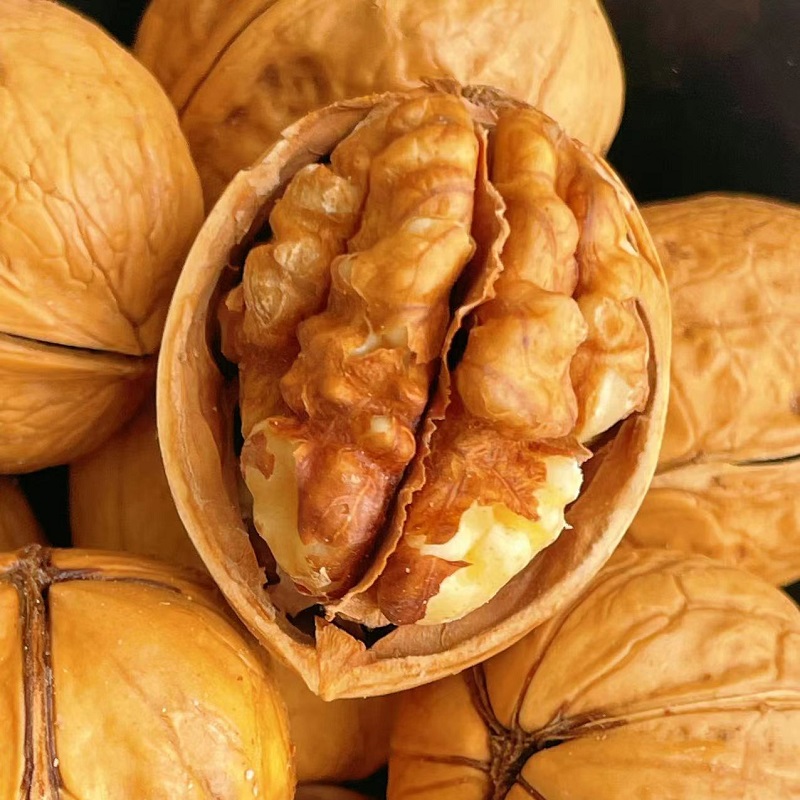 【蜜饯精选】浙疆果•阿克苏185纸皮核桃 核桃中的"爱马仕" 中国地理标识认证核桃 低温烘烤一捏就碎 饱满香脆回味