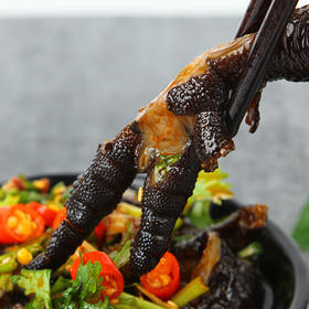 【肉质Q弹！麻辣去骨鸡脚】好吃有嚼劲 川味休闲零食熟食即食小吃去骨乌鸡黑鸡脚无骨黑鸡爪