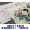 【大彩图】李晓明横幅工笔画白描底稿《群芳谱》牡丹临摹勾线花鸟线稿KA25 商品缩略图3