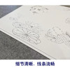 【大彩图】李晓明横幅工笔画白描底稿《富贵有鲤图》牡丹鲤鱼临摹勾线花鸟线稿KA22 商品缩略图4