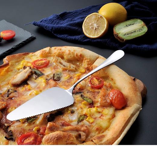 不锈钢一体锯齿铲刀 一体式铲刀 披萨铲芝士蛋糕铲牛排铲  烘焙工具 商品图0