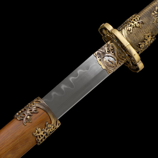 水龙唐横刀剑汉唐宝剑龙泉沈广隆宝剑一体刀剑防身冷兵器 未开刃 商品图3