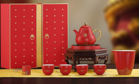 五帝福茶壶套装