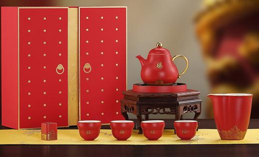 五帝福茶壶套装 商品图0