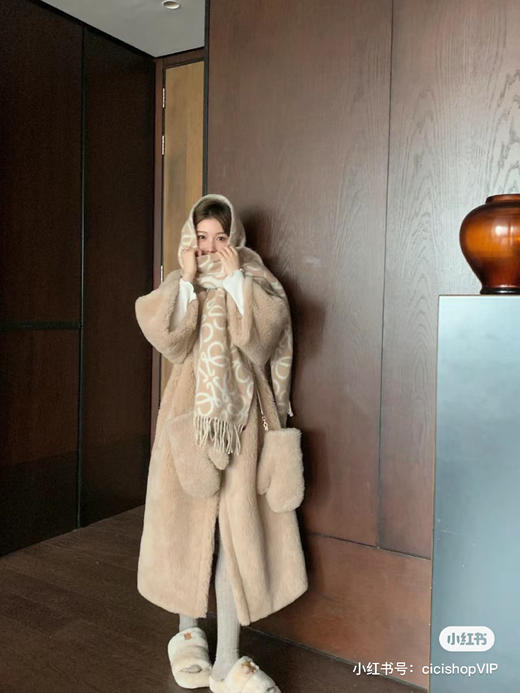 Loewe新款围巾-奶茶 商品图3