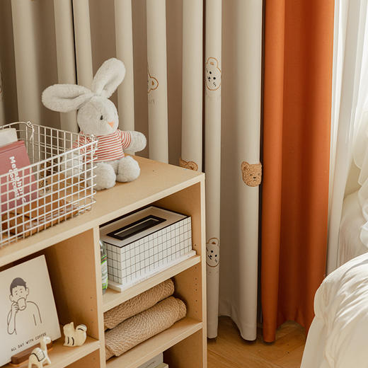 【小熊软糖】【 小羊咩咩】金蝉卡通儿童房拼接款窗帘 商品图5