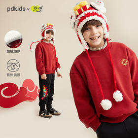 【品牌优选】儿童刺绣新年圆领卫衣PDWY2315