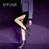 D:FUSE迪芙斯冬季新款短靴女牛皮通勤踝靴金属扣高跟短靴DF34116102 商品缩略图7