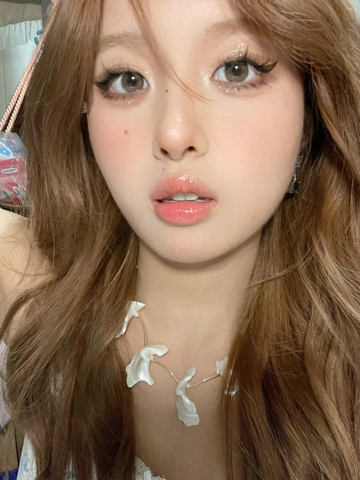 clairecolor  琥珀奶棕/软糖加冰 棕 14.2mm 年抛 含硅水凝胶 商品图5