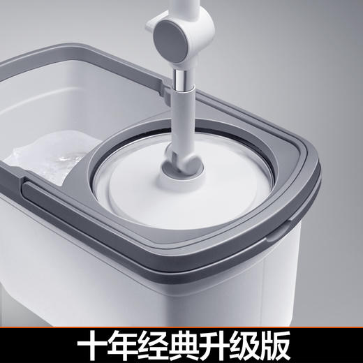 【大卫 拖把专家】2023新款 D10免手洗家用懒人拖布桶旋转甩干一拖净 商品图5