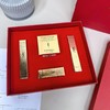 【铝管YSL小金条气垫四件套】红颜悦色礼盒 配手提袋圣诞新年款 送礼仪式感拉满，YSL浮雕LOGO礼盒也太会了YSL专柜版本小金条1# 28# 方管小样17# 黑皮革小样气垫 商品缩略图2