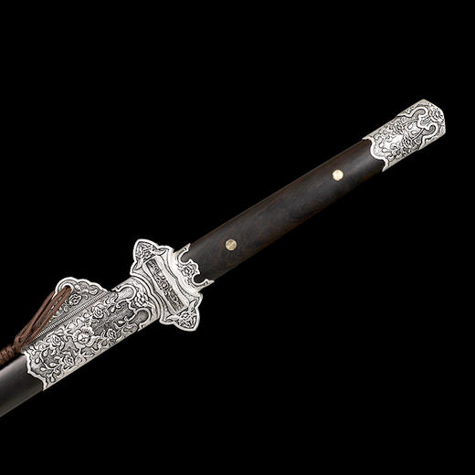 牡丹唐刀 唐剑 唐横刀剑硬刀一体刀剑龙泉沈广隆宝剑 未开刃 商品图12