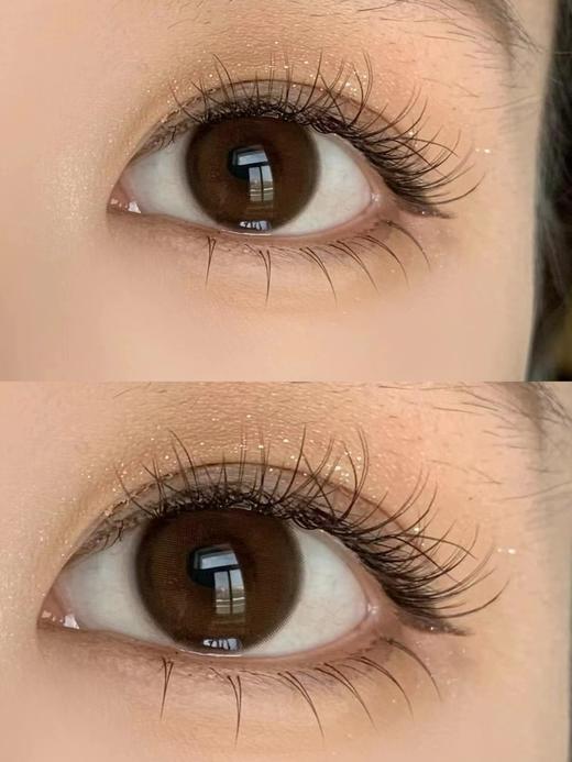 clairecolor 小糯米 棕巧 14.2mm 年抛 含硅水凝胶 商品图3