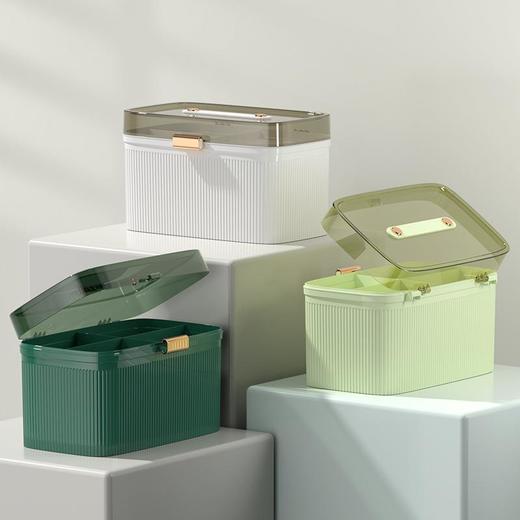 药箱家庭装家用大容量多层医药箱收纳药品整理分格全套医护多功能 商品图0