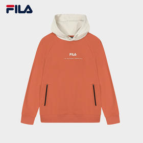 3件4折【自营】FILA/斐乐  斐乐连帽男卫衣2023冬季新款针织休闲上衣 F11M349210FOR