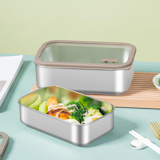 Debo德铂304不锈钢家用多功能饭盒餐盒杜伦特 商品图0