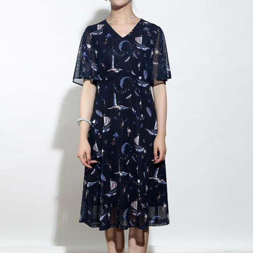 MH2L216麦克斯菲瑞印花连衣裙 商品图0