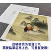 【大彩图】李晓明工笔画白描底稿斗方小品《睡莲鸳鸯》荷花临摹勾线花鸟线稿K109 商品缩略图3