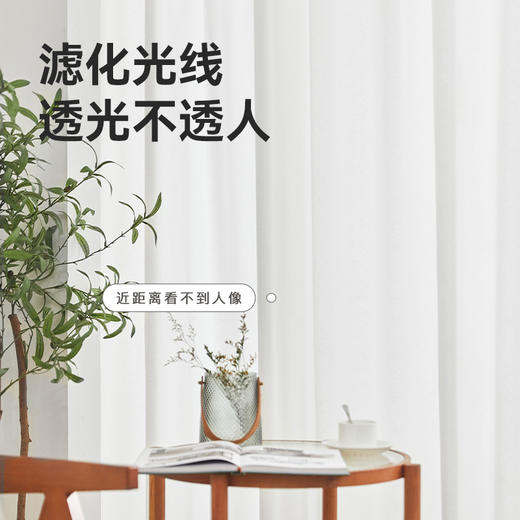 【三生有杏纱】金蝉柔光透影杏花纹窗纱 商品图12