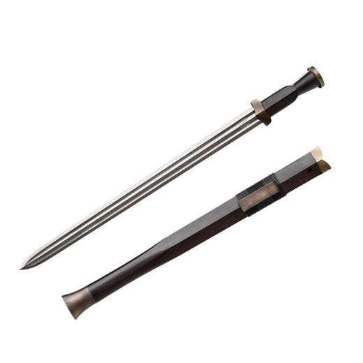 楚王剑 硬剑手工传统宝剑 龙泉沈广隆宝剑 未开刃 商品图6