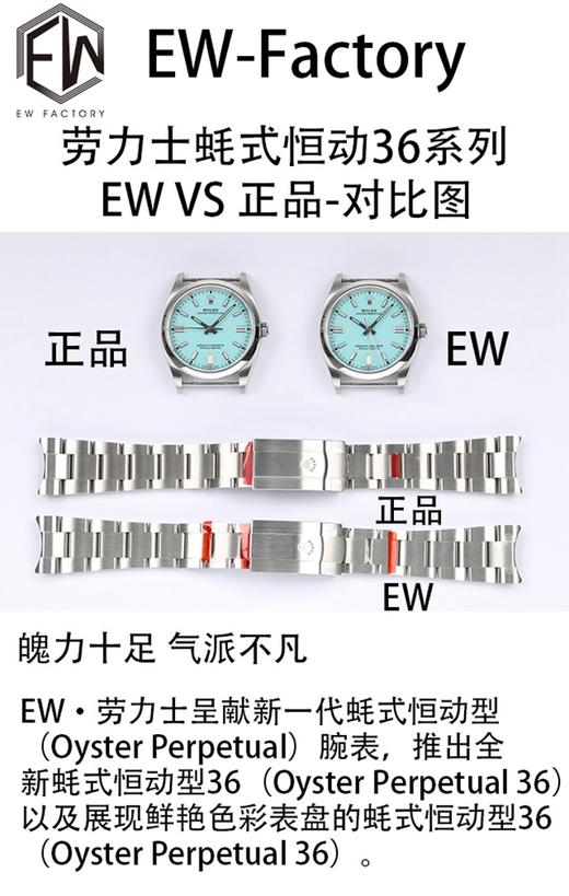EW劳力士蚝式恒动36系列复刻手表一比一手表n厂c厂zf厂vs厂clean厂noob厂广州手表测评 商品图6