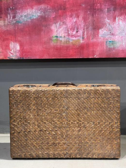 长方型藤条编老行李箱，顺丰包邮 商品图4