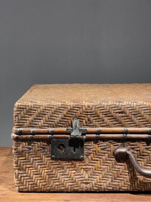 长方型藤条编老行李箱，顺丰包邮 商品图10