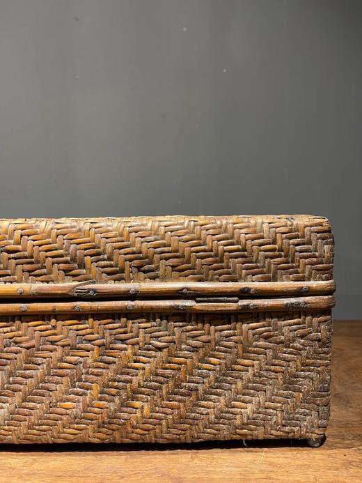 长方型藤条编老行李箱，顺丰包邮 商品图11