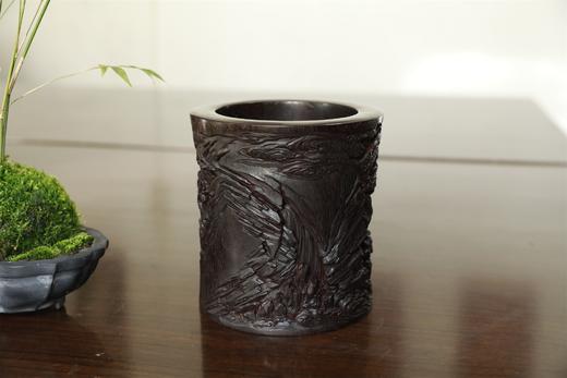 八仙°小叶紫檀笔筒13.5x15cm 商品图4
