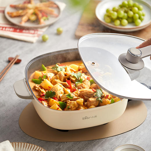 【小程序】小熊电热火锅 DHG-D60P3 米黄色 机械式 单锅 商品图5