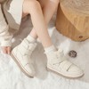 ZHR雪地靴女2023冬季新款厚底加绒加厚翻毛边休闲魔术贴雪地靴 商品缩略图7