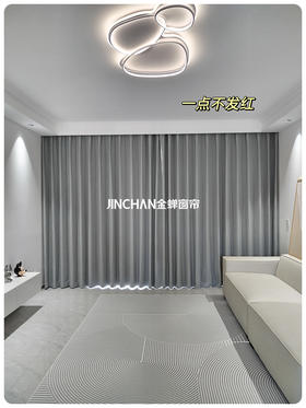 窗帘不要跟风都买奶茶色了！试试轻奢灰贼6