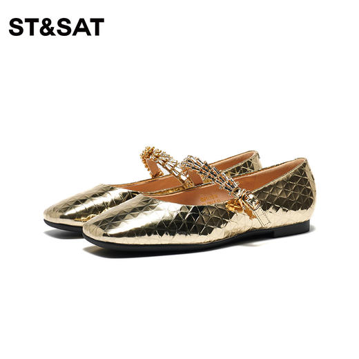 星期六精致方头一字扣玛丽珍SS4111131A 商品图12