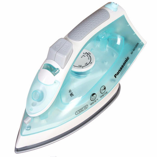 松下（Panasonic） 蒸汽熨斗家用迷你小型手持式烫衣服干湿两用电熨斗NI-M100N-A蓝色 商品图0