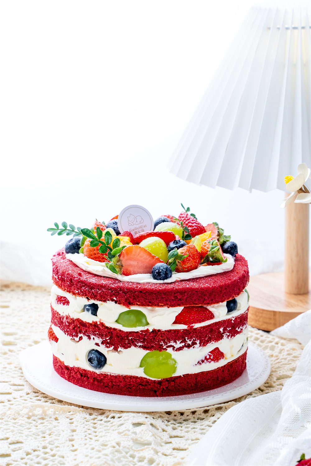 红丝绒裸蛋糕需提前24小时预定