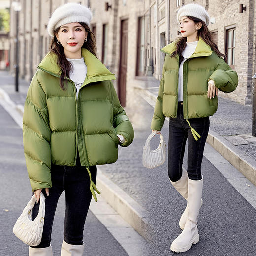 冬季新款，泡芙立领短款白鸭绒羽绒服HR-AQHUI7759 商品图4