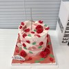送女生女士红玫瑰裱花蛋糕-低糖处理无添加 商品缩略图4