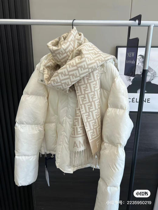 Fendi新款围巾-奶茶色 商品图5