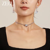 ZEGL设计师初雪之约系列雪花项链女生轻奢小众choker项圈秋冬颈链 商品缩略图4