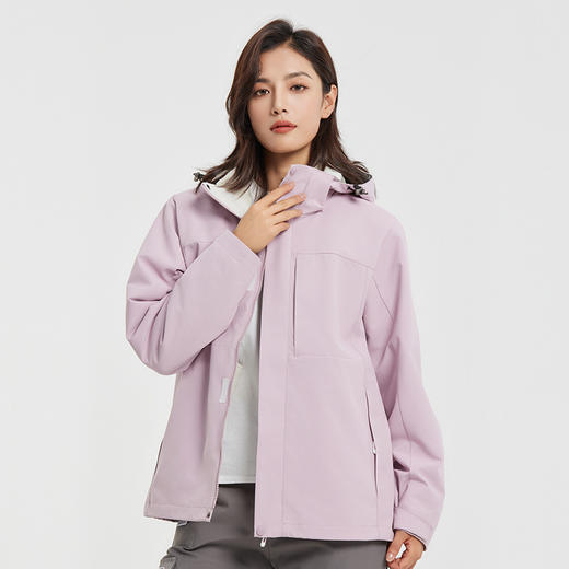 23新秋冬冲锋衣户外三合一两件套男女防风加厚抓绒登山服_qyh 商品图7