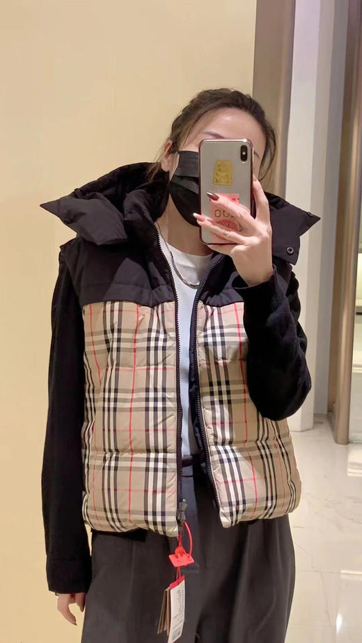 B家经典四格绗缝羽绒马甲 正反两面可穿 蓬度600+ 高品质鹅绒填充 商品图2