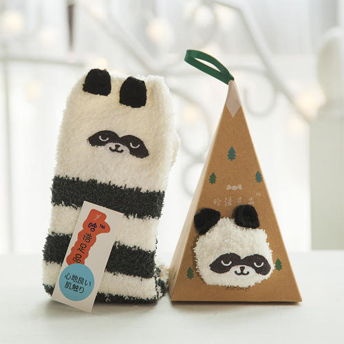 双12抢先购！【可爱卡通设计！柔软舒适】儿童成人立体卡通刺绣珊瑚绒地板袜，可爱圣诞半边绒袜子儿童盒装袜，多种颜色选择，个性十足，时尚美丽一触即发lm 商品图11